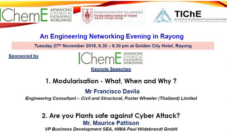 An Engineering Networking Evening in Rayong